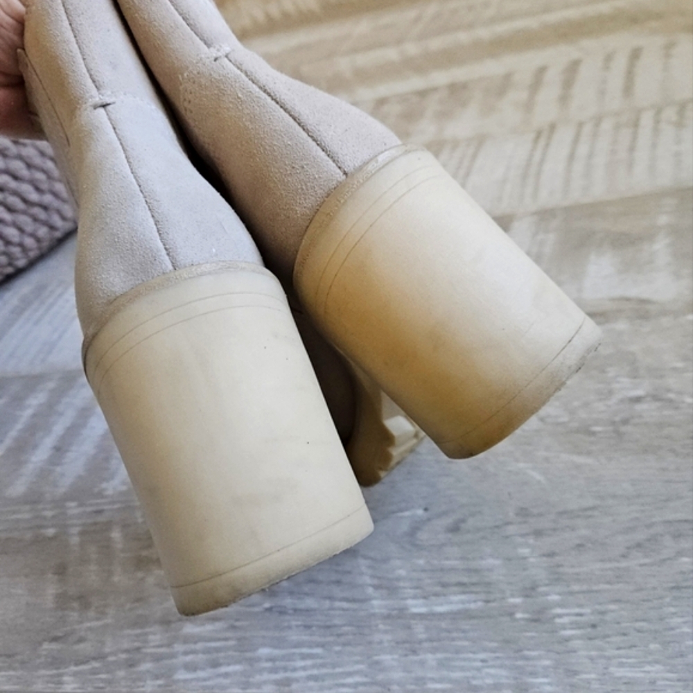 Dolce Vita Caster H2O Women's Suede Block Heel Ankle Boots - Picture 7 of 12